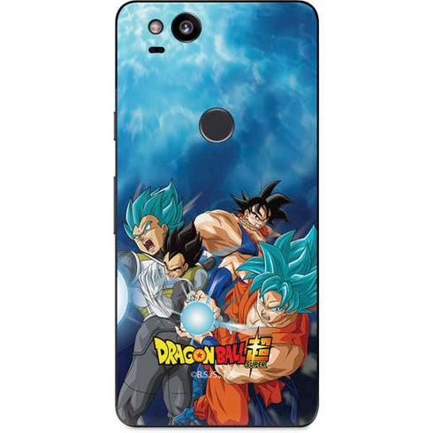 Dragon Ball Super Goku Vegeta Super Ball Google Pixel 2 Skin